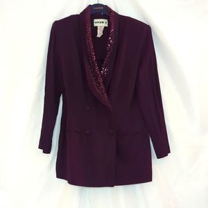Purple Sequin Jacket